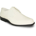 VANGELO Men Dress Shoe TUX-1 Oxford Formal Tuxedo for Prom & Wedding Ivory Patent